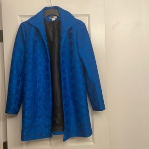 Grace Chuang New York electric blue jacket